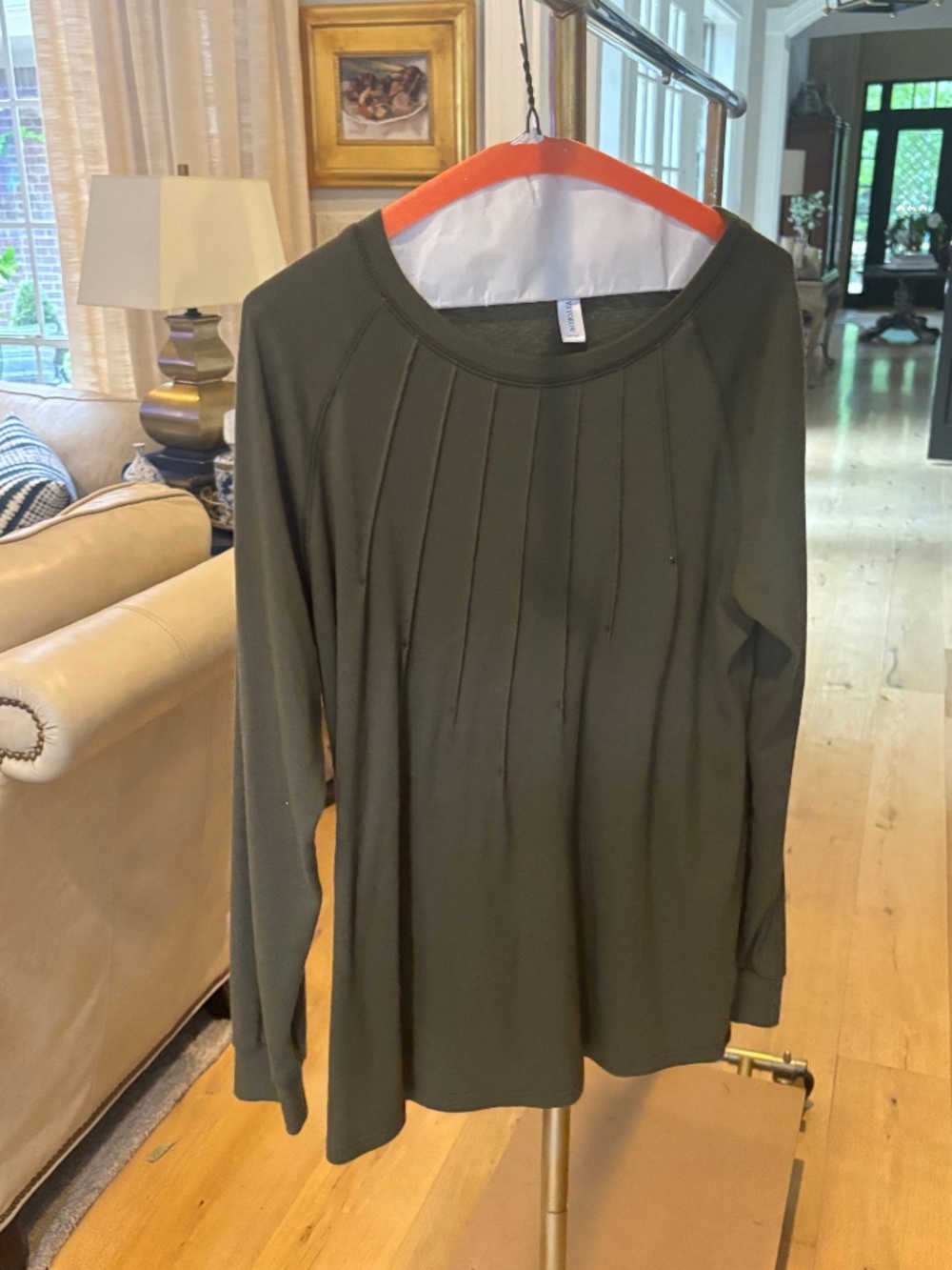Green shirt